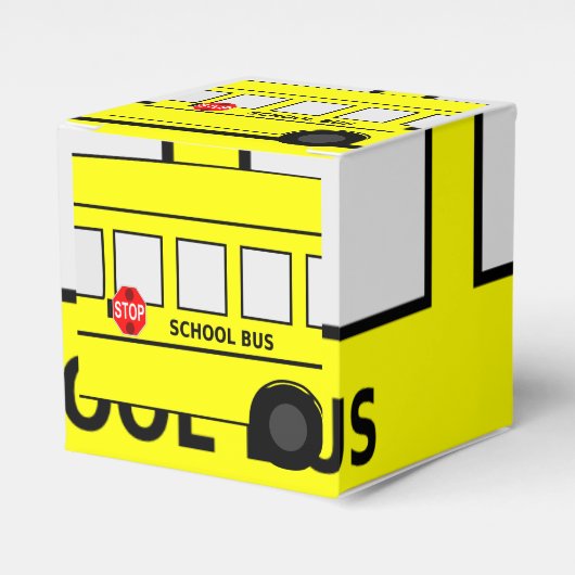 Schoolbus Bedankdoosjes (Voorkant Zijde)