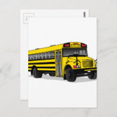 Schoolbus Briefkaart (Voorkant / Achterkant)