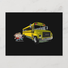 Schoolbus Briefkaart