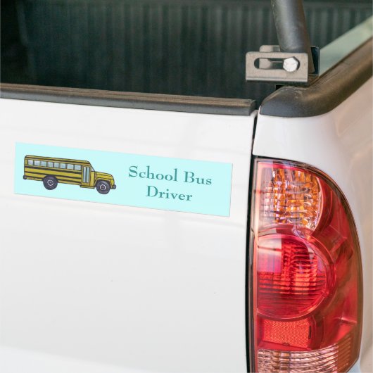 Schoolbus Bumpersticker (Op Truck)