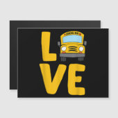 Schoolbus Busdriver Love School (Voorkant / Achterkant)