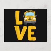 Schoolbus Busdriver Love School Briefkaart (Voorkant)