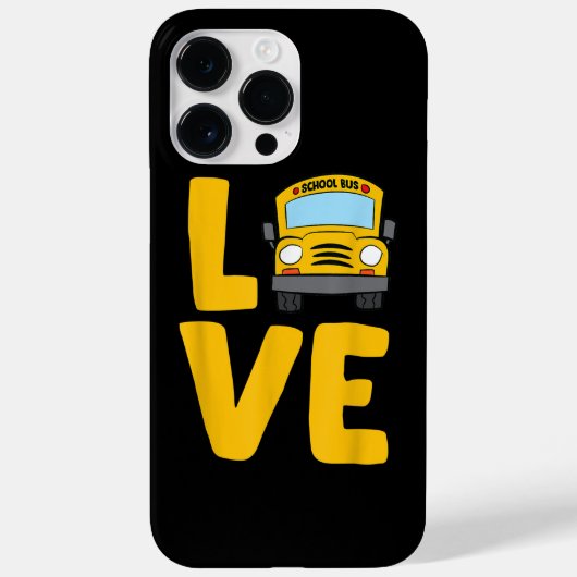 Schoolbus Busdriver Love School Case-Mate iPhone Case (Achterkant)