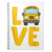 Schoolbus Busdriver Love School Notitieboek (Voorkant)