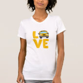 Schoolbus Busdriver Love School T-shirt (Voorkant)