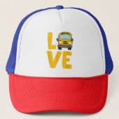 Schoolbus Busdriver Love School Trucker Pet (Voorkant)