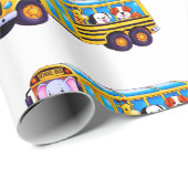 Schoolbus Cadeaupapier (Rol Hoek)