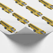 Schoolbus Cadeaupapier (Hoek)