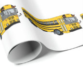 Schoolbus Cadeaupapier (Rol Hoek)