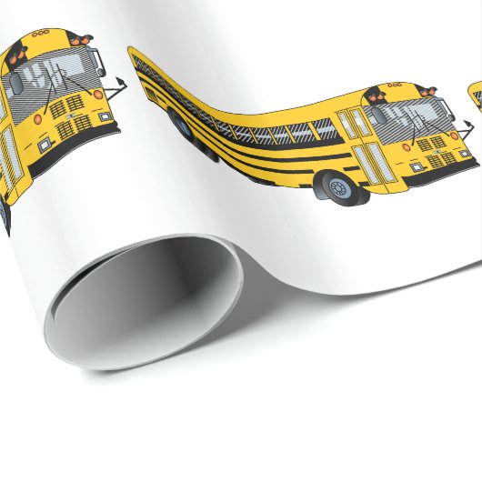 Schoolbus Cadeaupapier (Rol Hoek)