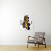 Schoolbus cartoon illustratie wandkleed (In situ)