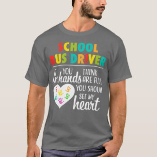 Schoolbus-chauffeur — Heart-waardering Gift Hoo T-shirt
