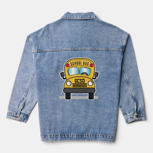 Schoolbus Denim Jacket (Achterkant)