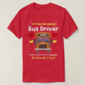 schoolbus dreiver 2 t-shirt (Design voorkant)