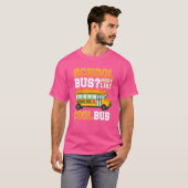 Schoolbus Eerder Leuke Bus Schoolbuschauffeur T-shirt (Voorkant volledig)