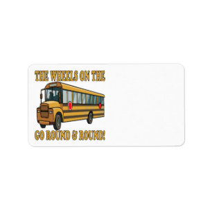 Schoolbus Etiket