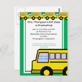 Schoolbus / foto briefkaart (Voorkant / Achterkant)