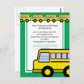 Schoolbus / foto briefkaart (Voorkant / Achterkant)