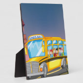 Schoolbus Fotoplaat (Zijkant)
