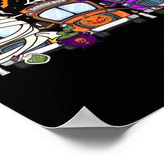 Schoolbus Halloween Kostuum Leuke buschauffeur Kin Poster (Hoek)