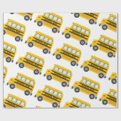 schoolbus-inpakpapier cadeaupapier (Vlak)