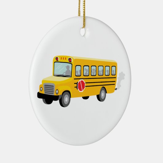 Schoolbus Keramisch Ornament (Rechts)