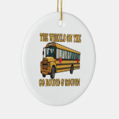 Schoolbus Keramisch Ornament (Rechts)