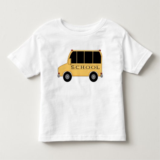 Schoolbus Kinder Shirts (Voorkant)