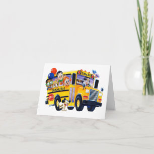 Schoolbus Kinderen Kaart