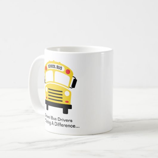 Schoolbus Koffiemok (Voorkant links)