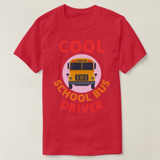 Schoolbus Kostume Schoolschool Stuurgroep 1 T-shirt (Design voorkant)