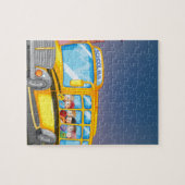 Schoolbus Legpuzzel (Horizontaal)