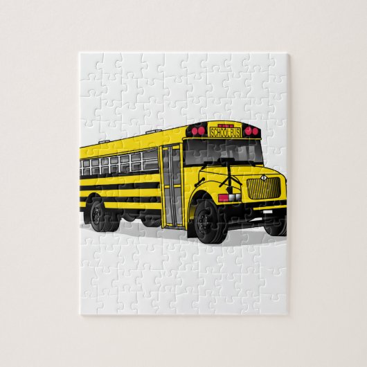 Schoolbus Legpuzzel (Verticaal)