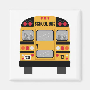 Schoolbus Magneet