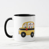 Schoolbus met Kinder T-shirts en cadeaus Mok (Links)