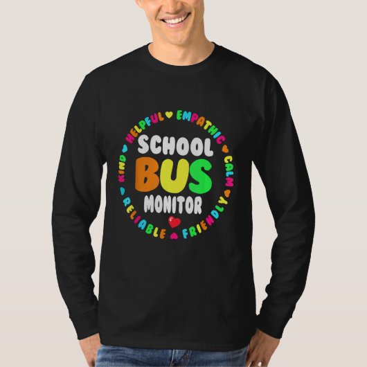 Schoolbus Monitor Squad Back-to-School Matching G T-shirt (Voorkant)