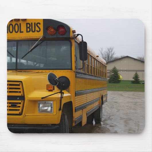 schoolbus mousepad muismat (Voorkant)