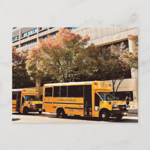 Schoolbus New York Briefkaart