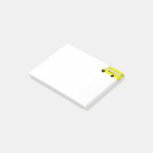 Schoolbus Post-it® Notes (Schuin)