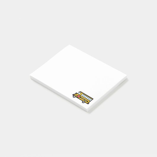 Schoolbus Post-it® Notes (Schuin)