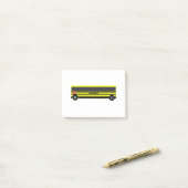 Schoolbus Post-it® Notes (Op bureau)