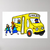 Schoolbus Poster (Voorkant)