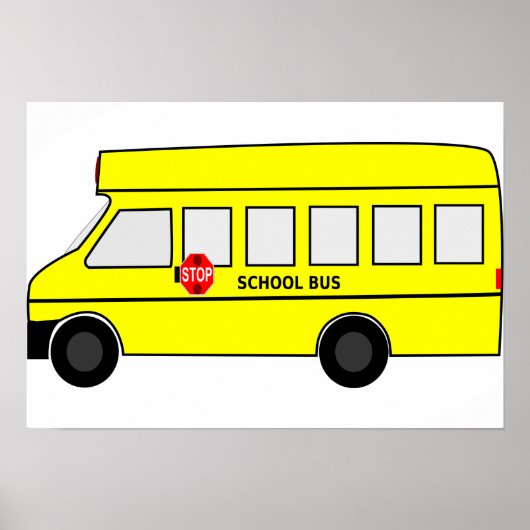 Schoolbus Poster (Voorkant)