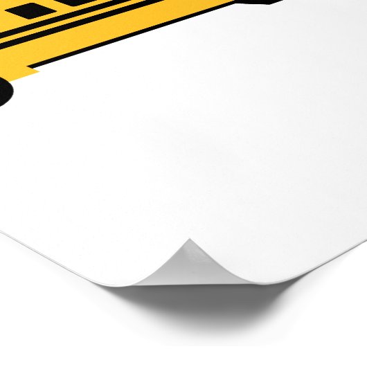 Schoolbus Poster (Hoek)