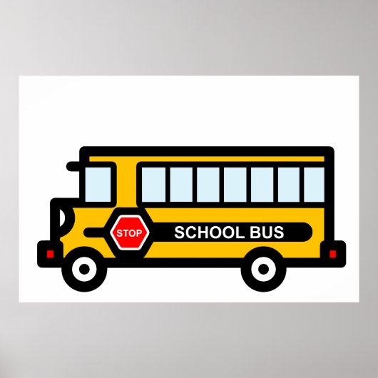 Schoolbus Poster (Voorkant)