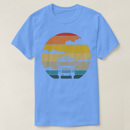 Schoolbus-retroreschoolbuswaardering SC T-shirt (Design voorkant)