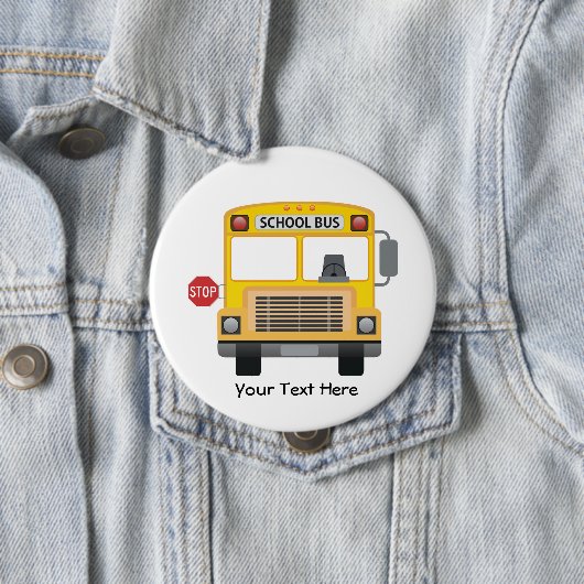 schoolbus ronde button 4,0 cm (In situ)