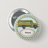 Schoolbus Ronde Button 5,7 Cm (Voorkant /achterkant)