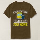 Schoolbus Shirt Schoon je thuis cadeau 3 (Design voorkant)