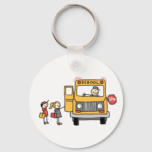 Schoolbus Sleutelhanger (Voorkant)